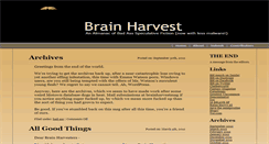 Desktop Screenshot of brainharvestmag.com