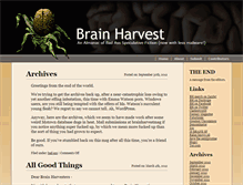 Tablet Screenshot of brainharvestmag.com